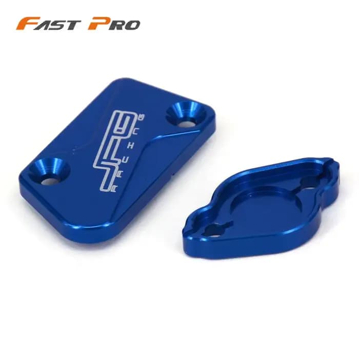 Couvercle de réservoir de frein avant et arrière CNC pour moto, bouchons de couvercle de moteur pour