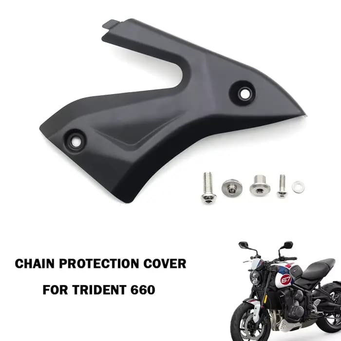 Protection de chaîne de moto pour Trident 660 2021-2025 – Cache de protection de guide-chaîne de bra