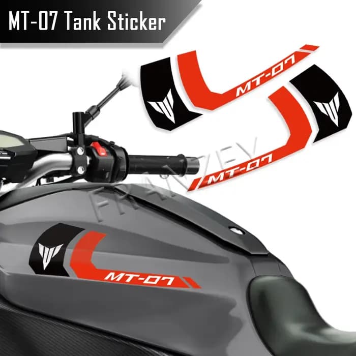 Autocollant de réservoir de carburant de moto, autocollant de Logo à rayures 3M, accessoires impermé