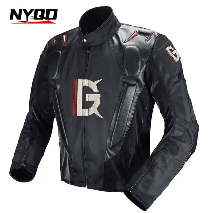 GHOST RACING hiver Moto veste en cuir Chaqueta Moto hommes imperméable Moto costume Moto équitation 