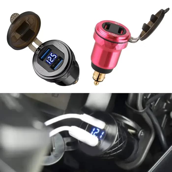 Pour BMW R1200GS R1250GS F800GS F750GS F850GS Tiger 800 900 pour Ducati QC 3.0 double chargeur USB p