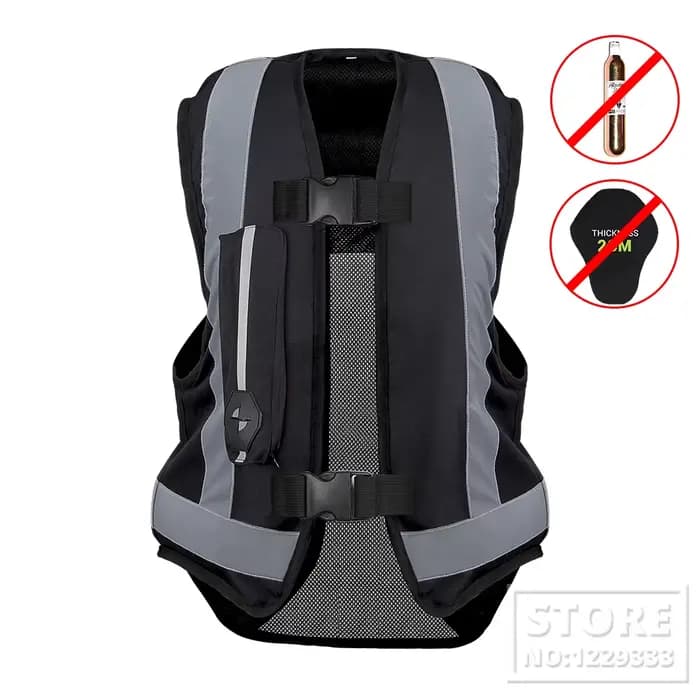 Airbag de moto Protection Anti-chute réfléchissant tout-terrain veste d'airbag de moto dispositif de