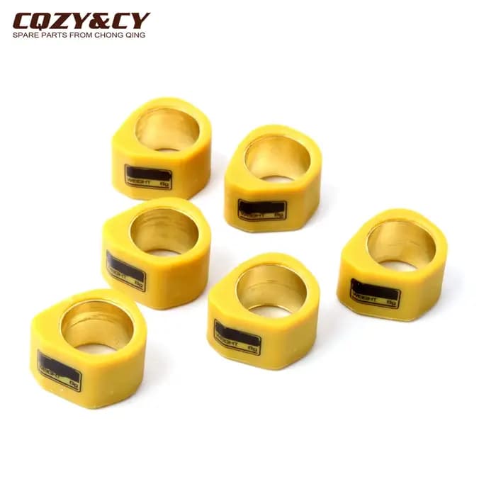 Poids de rouleau de variateur de course, 6 pièces, 20x15mm, 8g, 10g, 13g, 15g, 19g, pour Suzuki Burg