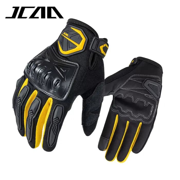 Gants de moto d'été pour hommes et femmes, gants de conduite respirants pour écran tactile, gants de