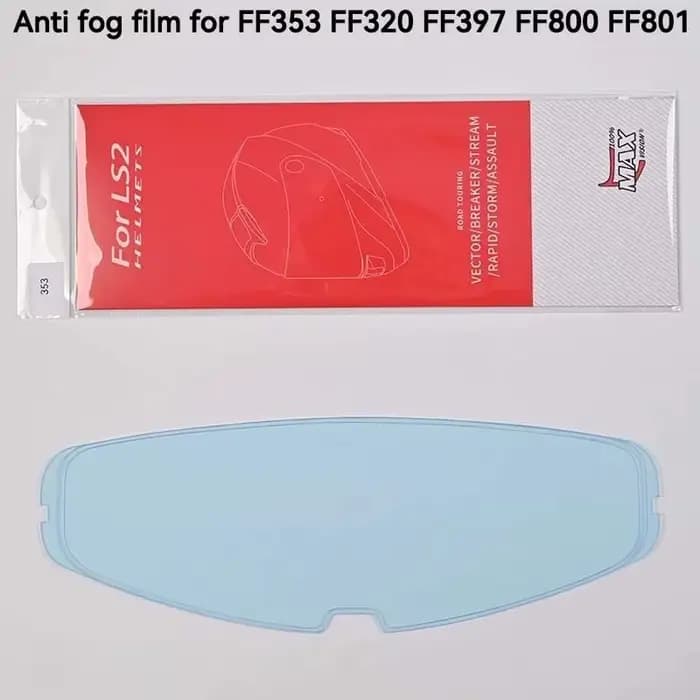 Film Anti-buée pour visière de casque de moto, pour LS2 FF353 FF320 FF800 FF397 FF390, Film Anti-bué