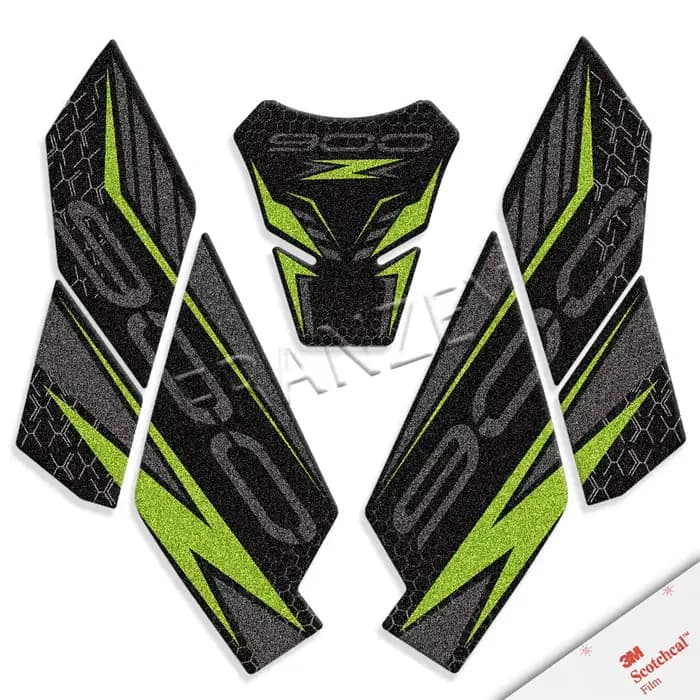 Autocollants antidérapants pour réservoir de carburant de moto, 3M, bouchon de gaz, tampon de protec