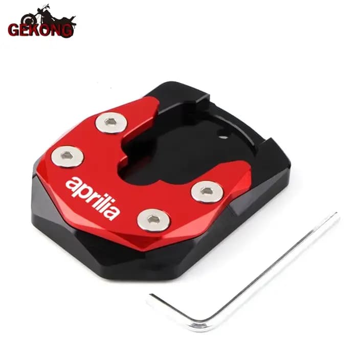 Support d'extension latéral de pied de moto CNC, plaque de support, support d'agrandissement, convie