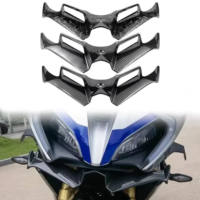 Kit d'ailes aérodynamiques de moto, accessoires de moteur de becquet pour KawasakiNinja 300 Ninja250