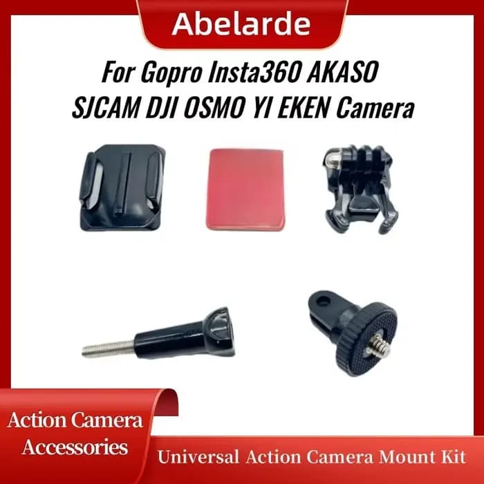 Kit de casque de moto pour GoPro Hero 13 12 11 10 9, caméra d'action, support de menton pour Go Pro 