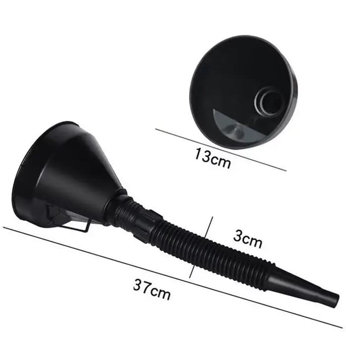 Entonnoir à huile moteur à large ouverture, ensemble d'outils, distributeur de carburant flexible, o