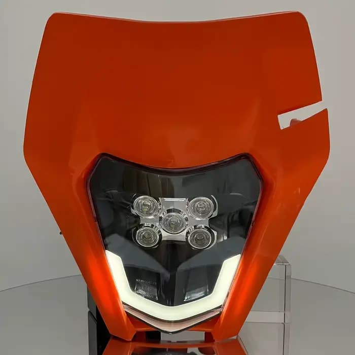 Phare de moto à LED pour KTM EXC XC SX MX XC 125 250 300 450 Supermoto Dirt Bike Motocross Phares Pl