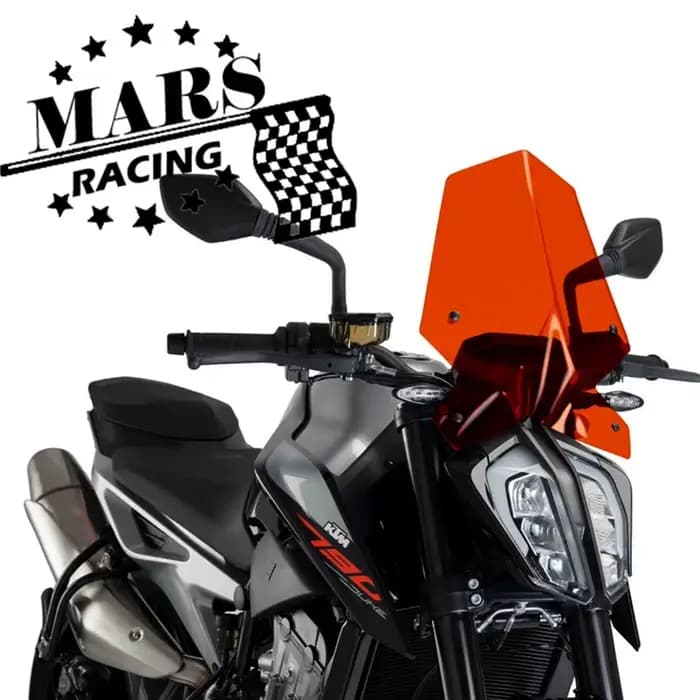 Pare-brise de moto DUKE 890, Kit en aluminium, déflecteur adapté pour DUKE 890, DUKE 890, L, 2021, R