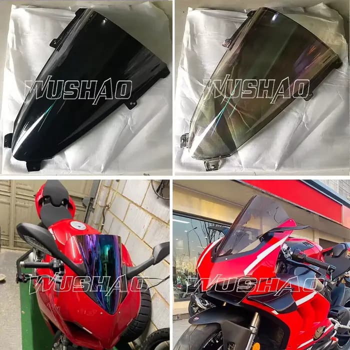 Pare-brise à Double bulle pour moto, pour 2018 2019 2020 2021 22 Ducati Panigale V2 V4 R S V4R V4S n