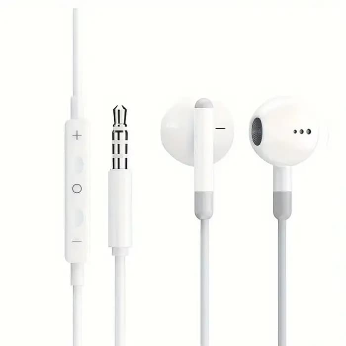 Écouteurs HIfi pour Apple iPhone 15 Pro Max demi-intra-auriculaires avec Microphone écouteur filaire