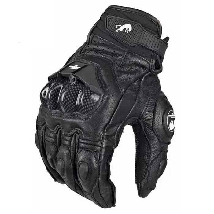 Gants de moto en cuir pour homme, gants de moto rétro, respirants, pour la course, le motocross, le 