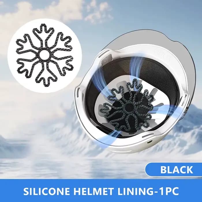 SEAMETAL casque de moto coussin intérieur casque Flexible coussin intérieur en Silicone protecteur i