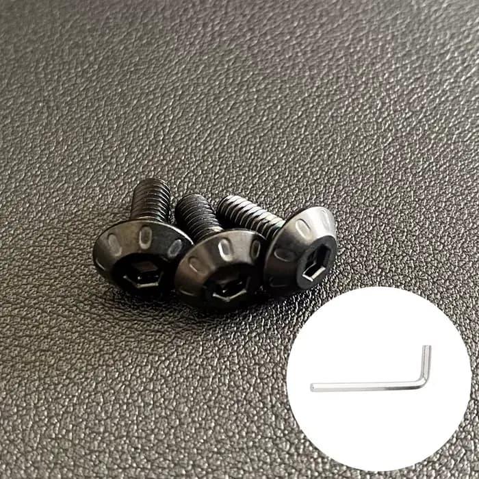 Accessoires de casque de moto intégral, vis Spomicrophone pour PMust GP R/GP RR
