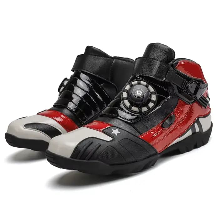 Bottes de moto confortables et légères, antidérapantes, résistantes à l'usure, équipement de protect