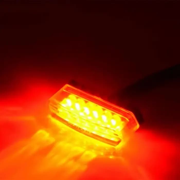 STONEGO 12V moto frein arrière LED feu Stop arrière lampe pour plaque d'immatriculation arrière lumi