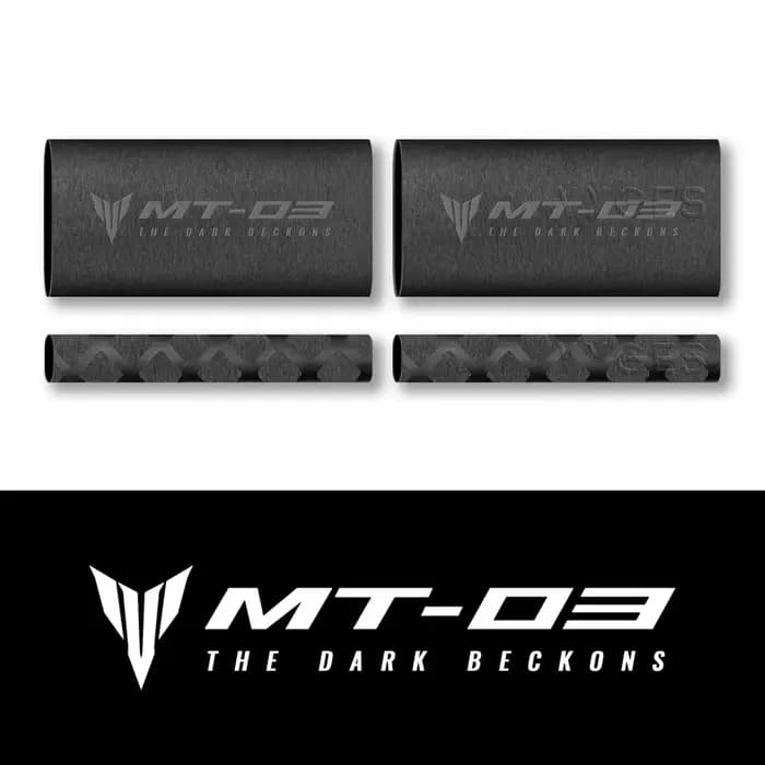Poignées de guidon thermorétractables pour moto Yamaha MT10 MT09 MT07 MT03 MT125 MT 10 09 07, couver
