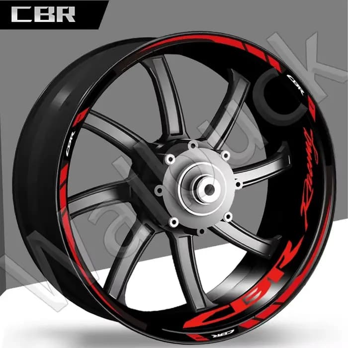 Autocollants réfléchissants pour roues de moto, pour CBR 400 600 650R 1000RR 250R 500r CB650F, bande