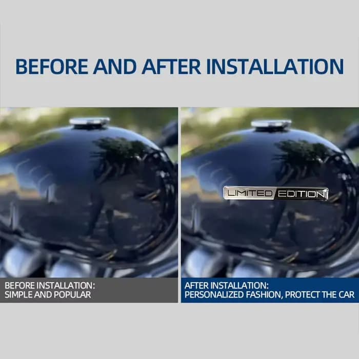 Autocollant universel étanche pour moto, argent, noir, réservoir de carburant, crème solaire, décora