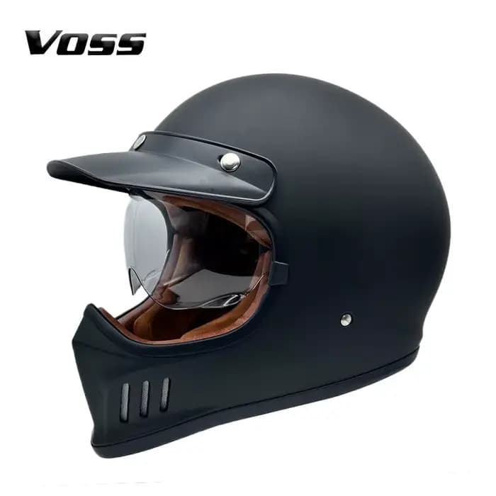 Casque de moto intégral casco moto casque Vintage Chopper rétro casque capacete de motocicleta