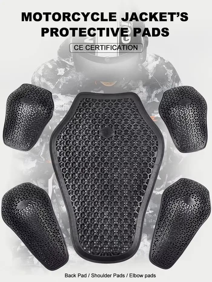 Vestes de moto avec certification CE, coussinets de protection, armure d'équitation, coudières lancé