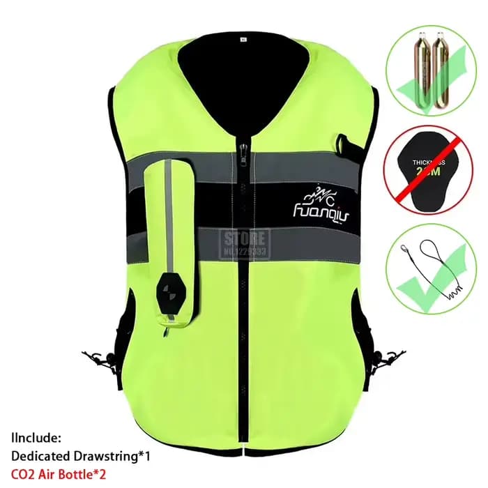 Gilet airbag moto, gilet airbag pour motocross, système airbag pour la conduite, protection anti-chu
