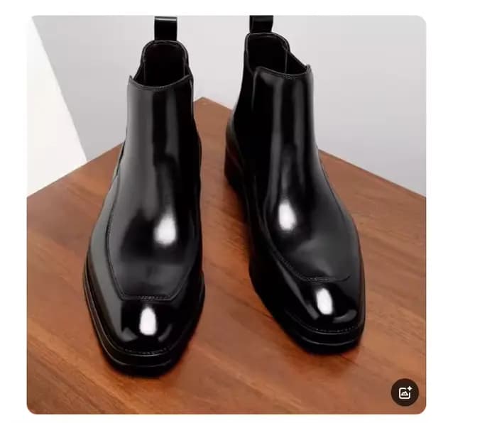 Bottes montantes pour hommes, bout pointu, en cuir, faites à la main, Style britannique, luxe, Desig