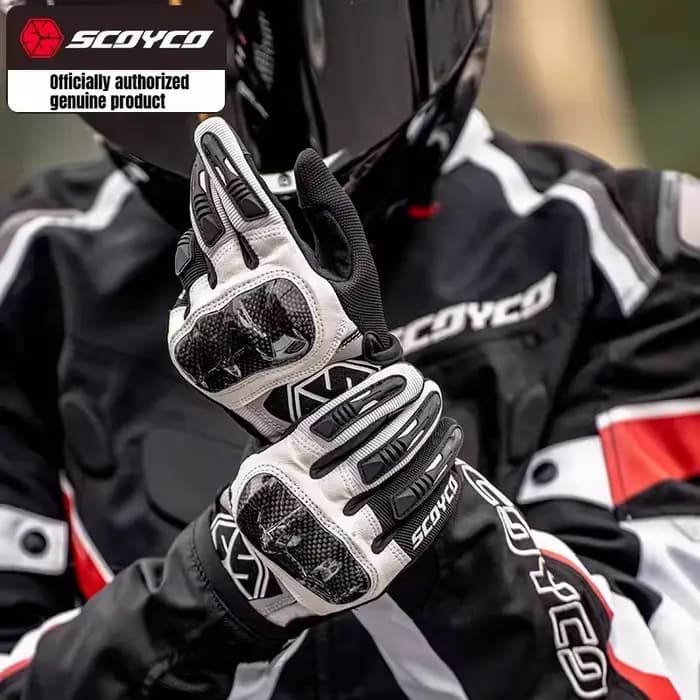 Gants de moto SCOYCO pour hommes et femmes, respirants, anti-chute, gants de motocross, gants chauds