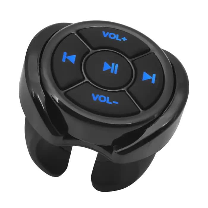 Médias sans fil, bouton compatible Bluetooth, télécommande, volant de voiture, moto, lecture de musi