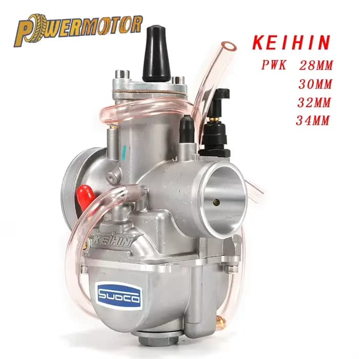 Keihin-Carburateur à rideau plat pour moto, accessoires de motocross pour scooter, 2T, 4T, RL, D343,