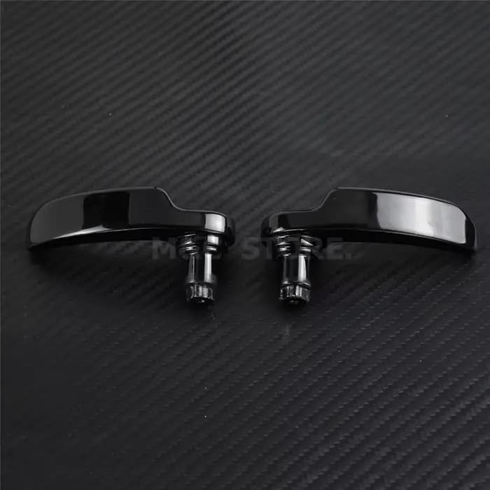Lève-couvercle de sacoche de moto en aluminium noir, pour Harley Touring Electra Glide Road King Str