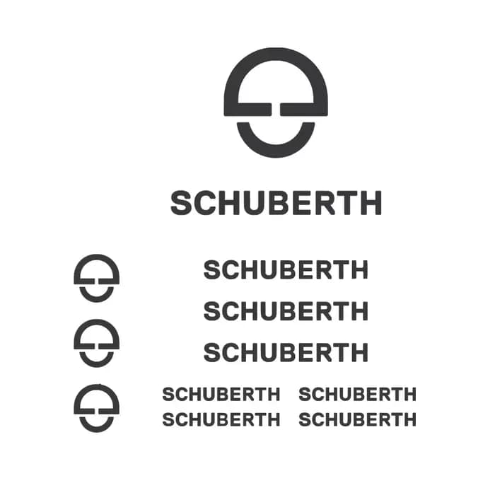 autocollants en vinyle pour autocollants de casque Schuberth