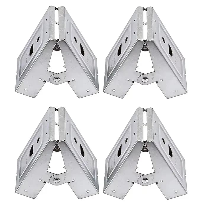 Supports de chevalet 4 pièces, supports métalliques durables et faciles pour créer des chevalets rob