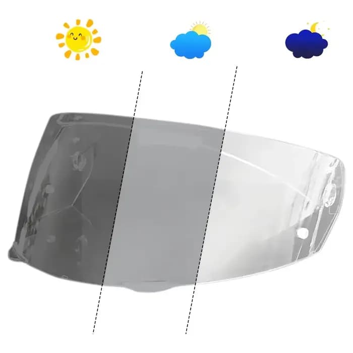 Pour HJC i90 I90 I91 HJ-33 casque lentille hromique casque visière photochromique Protection Uv Casc