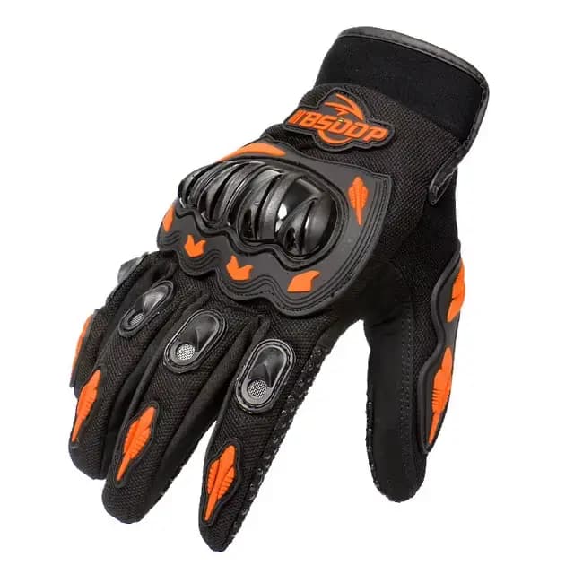 Gants de moto respirants à doigts complets, gants de course, protection pour sports de plein air, ga