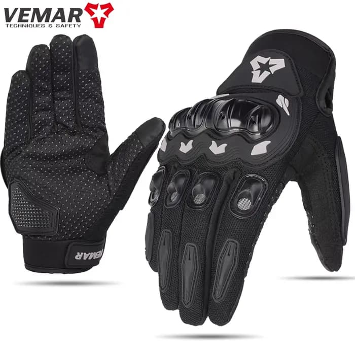 Été nouveaux hommes gants de Moto dur joint écran tactile Moto Motocross Moto motard gants Moto acce