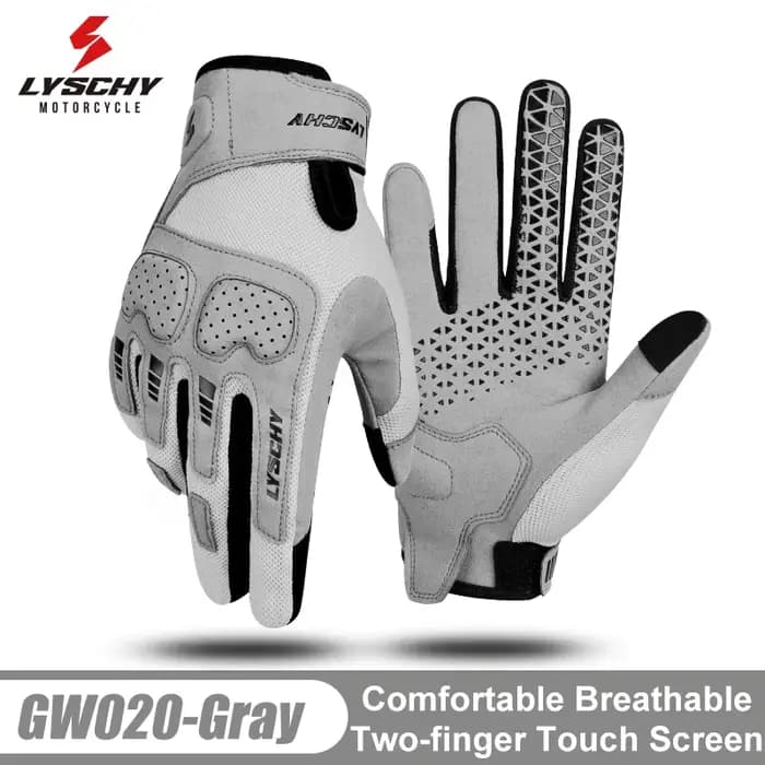 LYSCHY gants de moto hiver chaud doigt complet gants de moto résistant à l'abrasion Luvas écran tact
