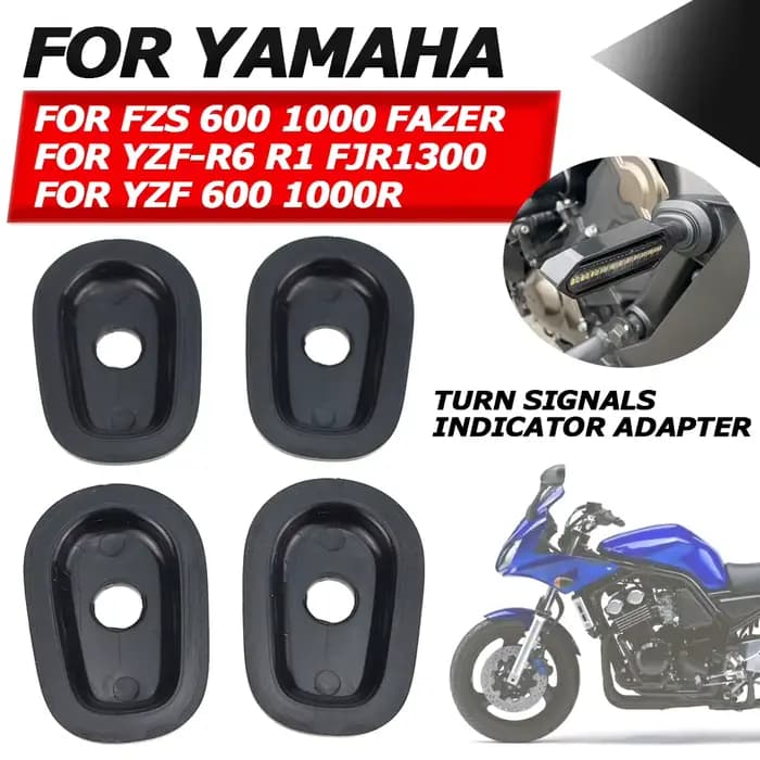 Clignotants de moto indicateur adaptateur entretoises pour Yamaha YZF-R6 YZF-R1 FZS 600 FAZER FZS 10