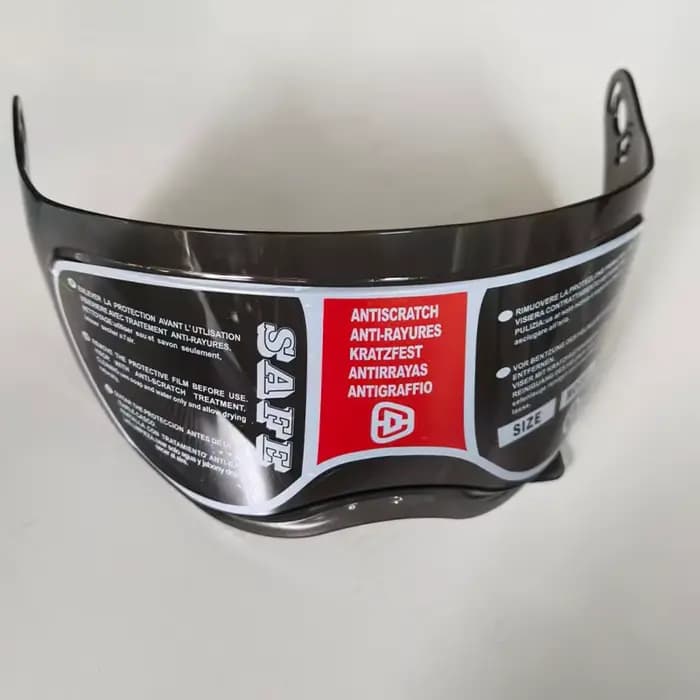 Visière teintée colorée pour casque de moto intégral, Protection Anti-UV, résistante aux rayures