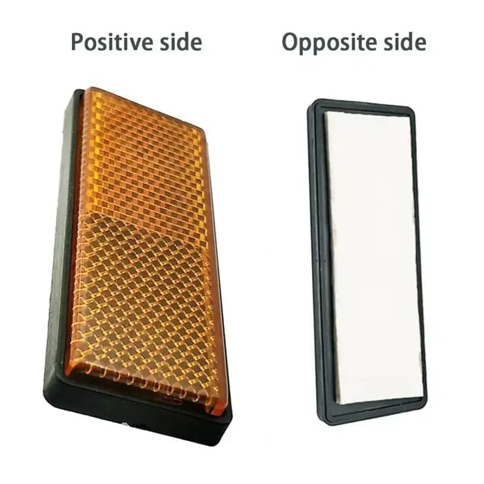 Réflecteur Circulaire Universel de Sécurité pour Moto RL Scooter D343, Accessoires pour Vélo, 2 Pièc