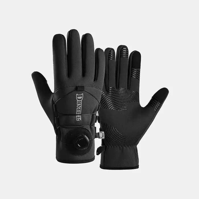 Gants de moto d'hiver chauds imperméables coupe-vent unisexe avec écran tactile pour l'équitation en
