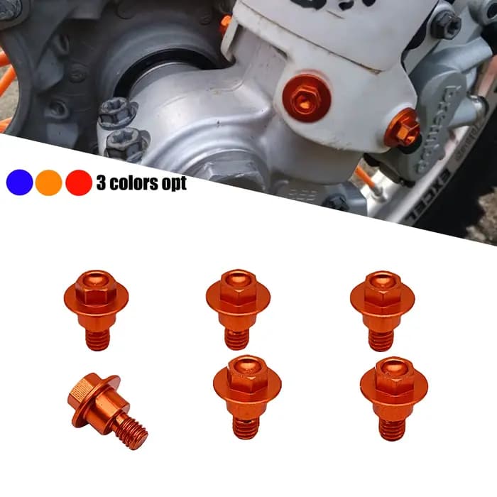 Vis de 2,2 de protection de fourche avant CNC, Honda CR125R CR250R CRF250R CRF250X CRF450R CRF450X C