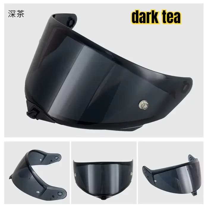 Visière de casque pour moto KYT TT REVO, lunettes de casque détachables, lentille de casque de moto,