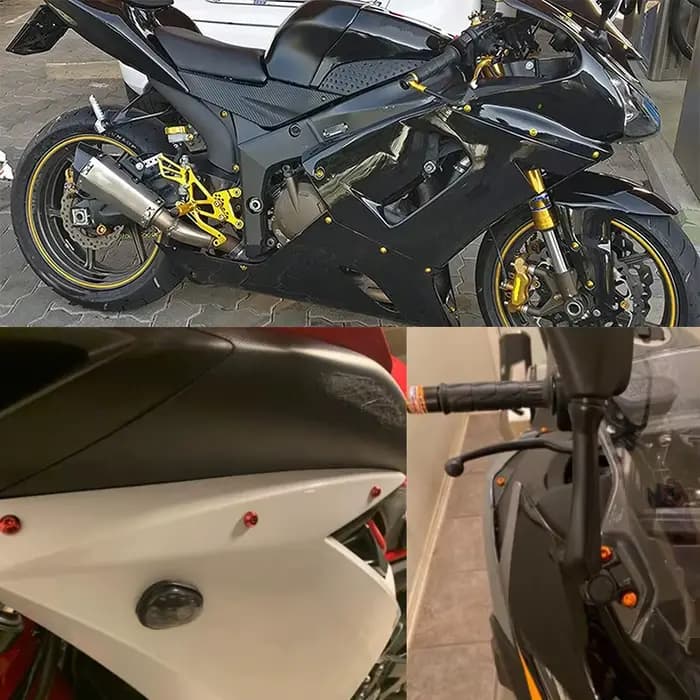 Analyste de boulons de carénage CNC complets universels pour moto, vis de travail de tambour pour BM