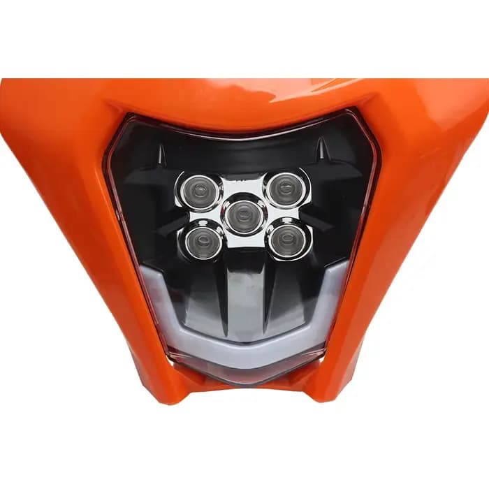 Pour KTM plaque de phare LED moto Enduro carénage EXC MX SX mèche phare pièces de vélo de saleté Sup