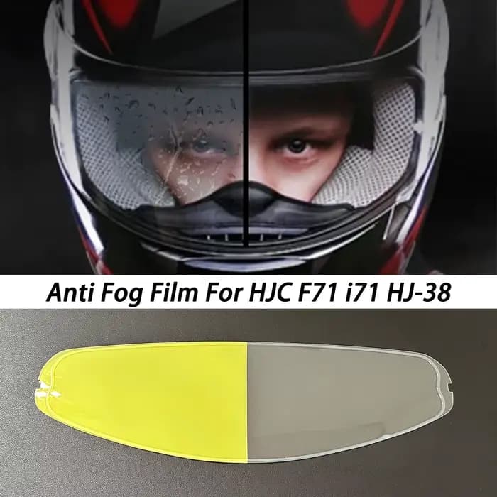 Film Anti-buée pour casque de moto, pour HJC i71 F71, visière en carbone, accessoires pour casques