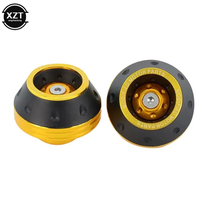2 pièces moto Scooter Crash Protector roue Protection tampons avant amortisseur tasse curseurs pour 